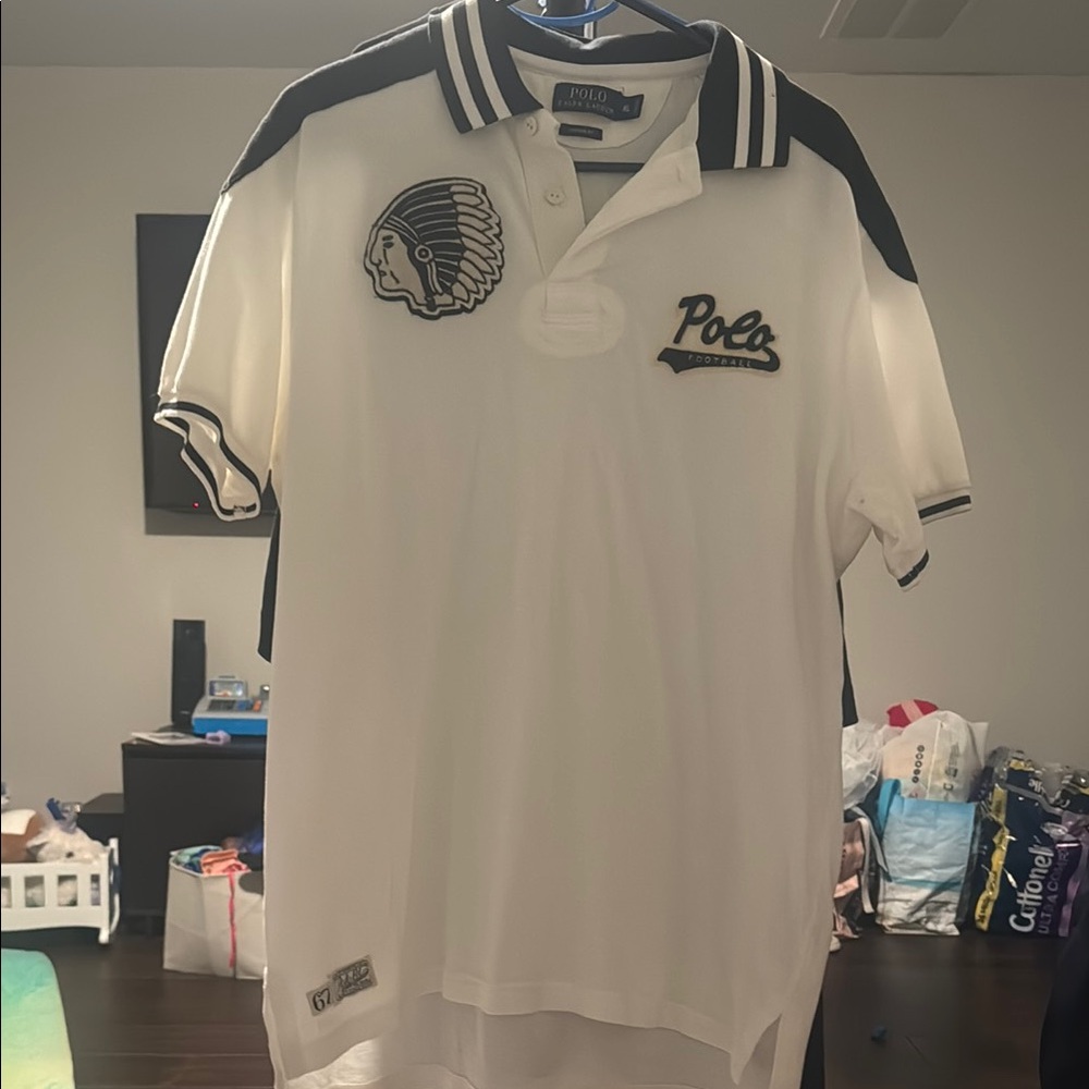 Polo by Ralph Lauren White and Black Classic Polo Shirt